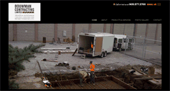 Desktop Screenshot of bouwmancontracting.com